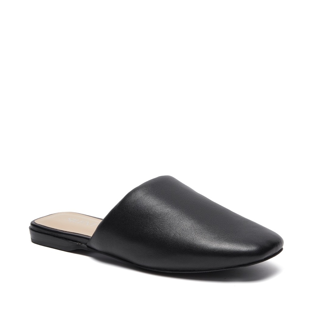 Free People Silent D Brigette Black Leather Mules Size 7.5/8 (37) - Picture 14 of 14